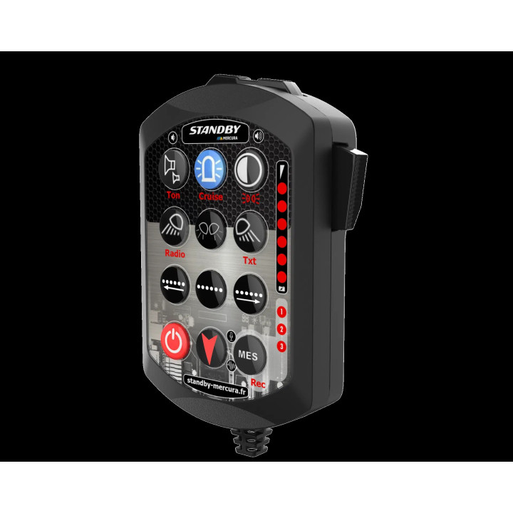 Rampe 8 Gyro LED Nouvelle Génération + Sirène + Public Adresse