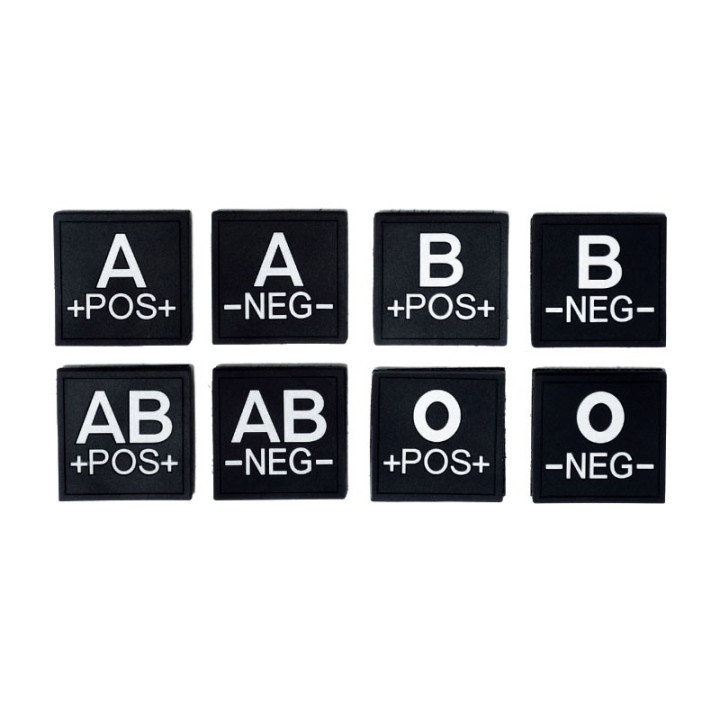 Insigne de groupe sanguin A+ gomme-identification rapide et pratique