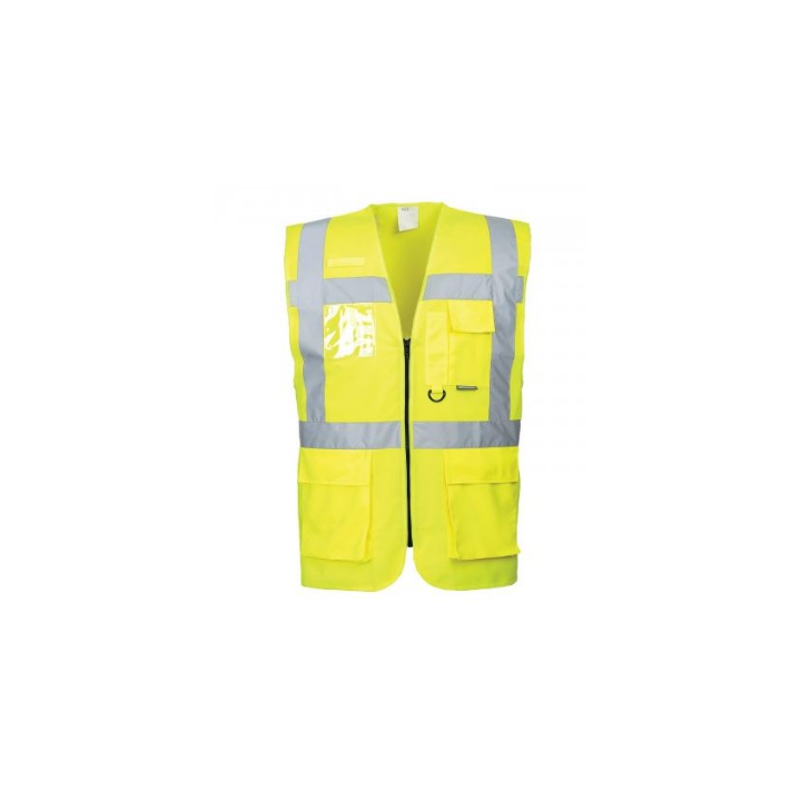 GILET EN 471 +ZIP + poche téléphone