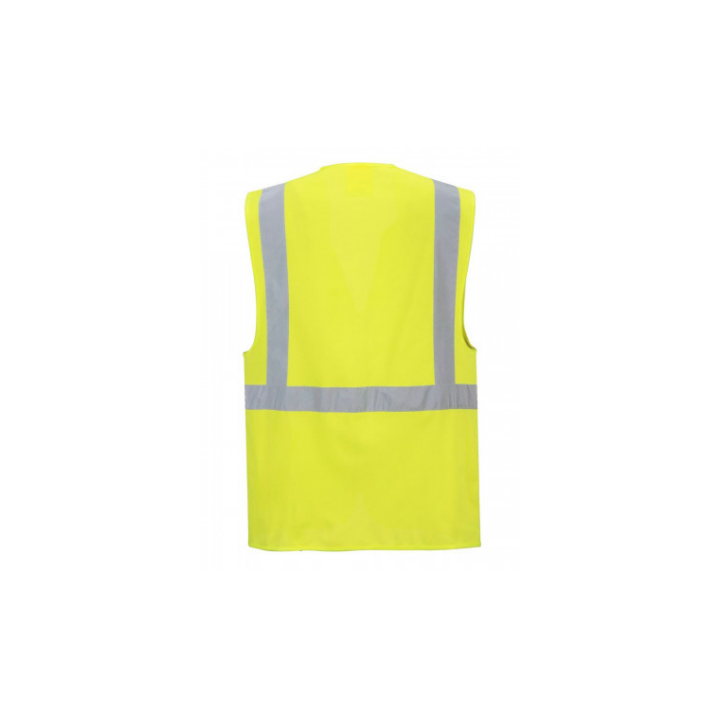 GILET EN 471 +ZIP + poche téléphone