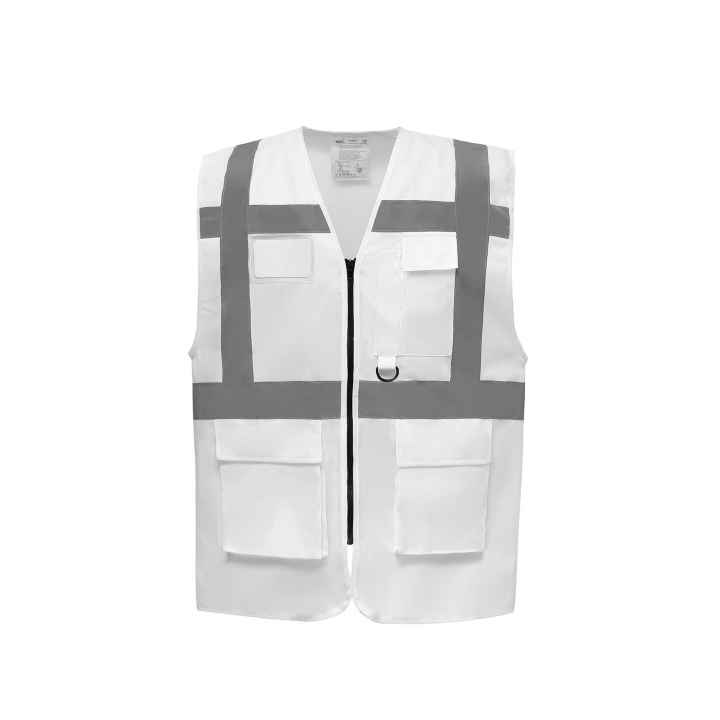 GILET EN 471 +ZIP + poche téléphone