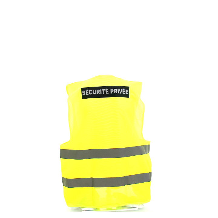 Gilet "Sécurité Privée" Jaune / Orange / Noir EN 471