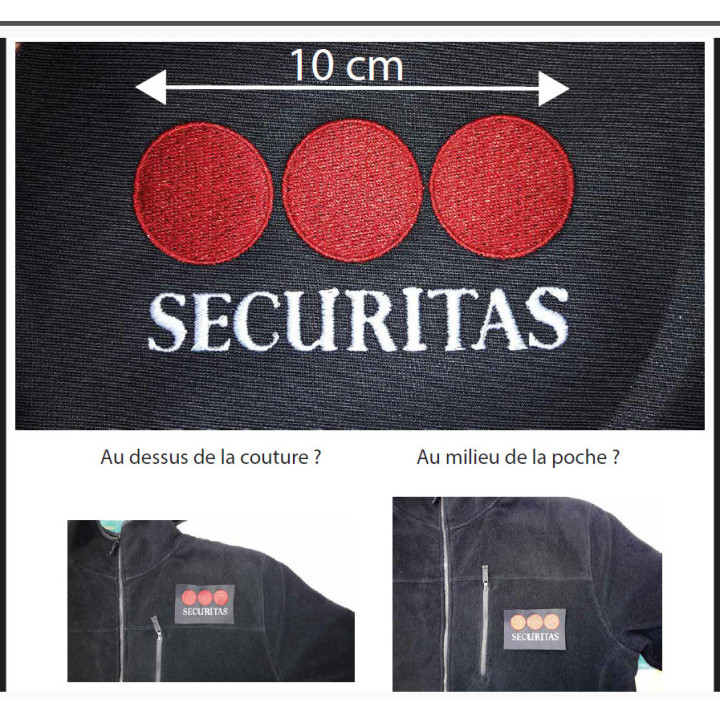 Polo Sécurité noir manches courtes - confort et professionnalisme