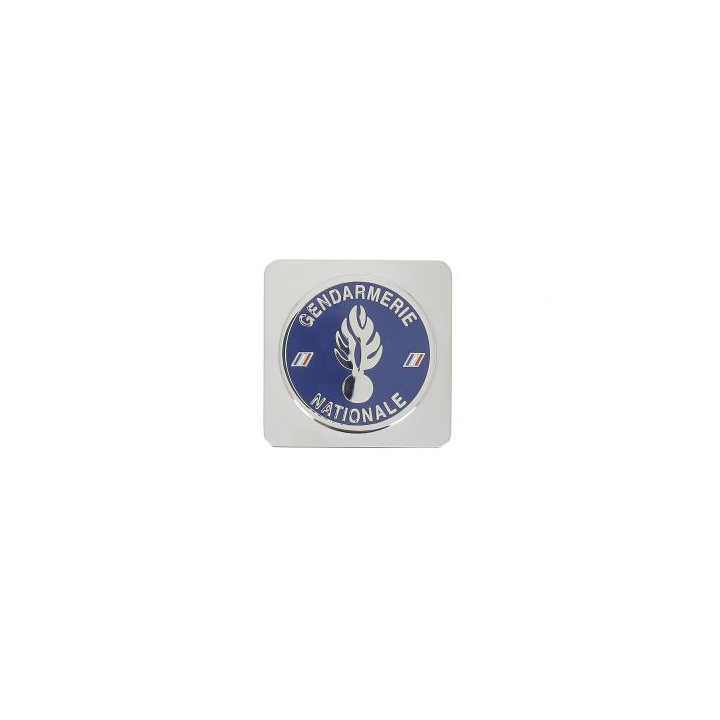 Médaille gendarmerie support carré - Portez votre fierté avec élégance