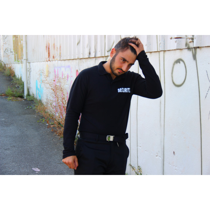 Polo Sécurité manches longues - Tenue de sécurité confortable et fonctionnelle