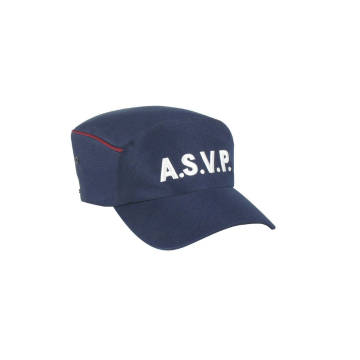 Casquette ASVP Type BAC avec Liseré Bordeaux | Style et confort