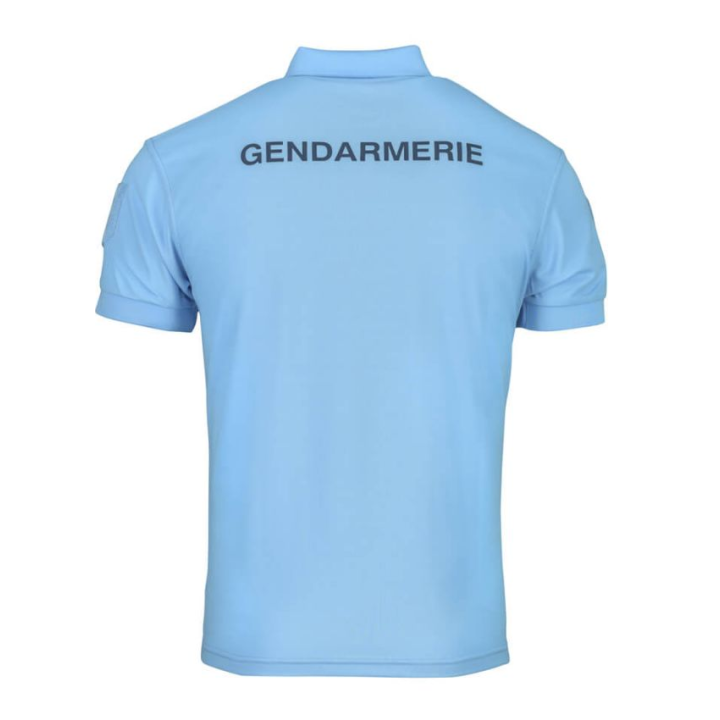 Polo Gendarmerie bleu respirant COOLDRY avec velcro - ATEQ