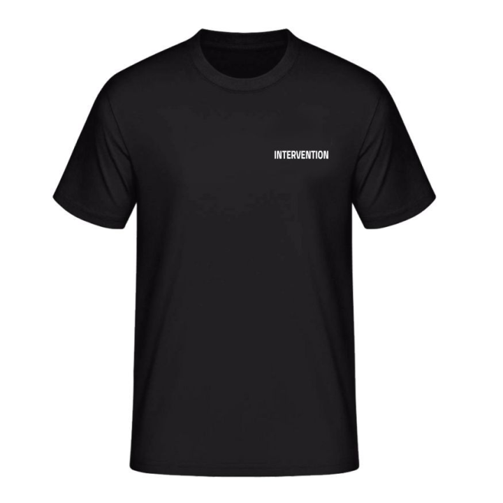 T-Shirt intervention noir