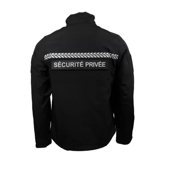 Blouson Soft shell Sécurité bandes grise - Tenue de sécurité élégante et confortable