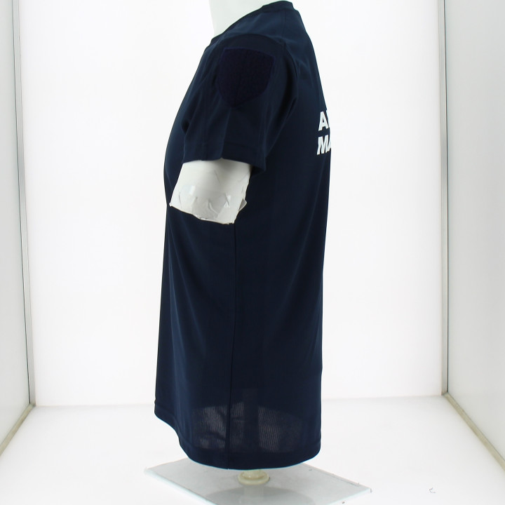 TEE SHIRT MARINE COOLMAX UNI MARQUAGE AFFAIRES MARITIMES Ateq Uniforme