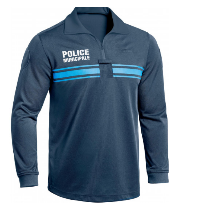 Polo Bleu Police Municipale M. Longues ONE - A10