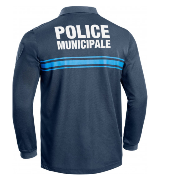 Polo Bleu Police Municipale M. Longues ONE - A10