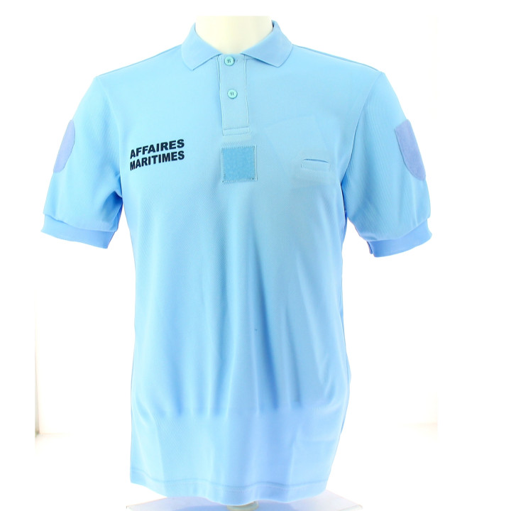 Achetez un POLO Bleu Ciel M. COURTE AFFAIRES MARITIME Livraison rapide