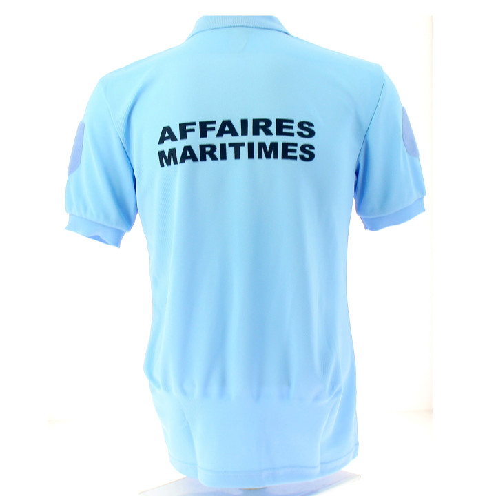 Achetez un POLO Bleu Ciel M. COURTE AFFAIRES MARITIME Livraison rapide