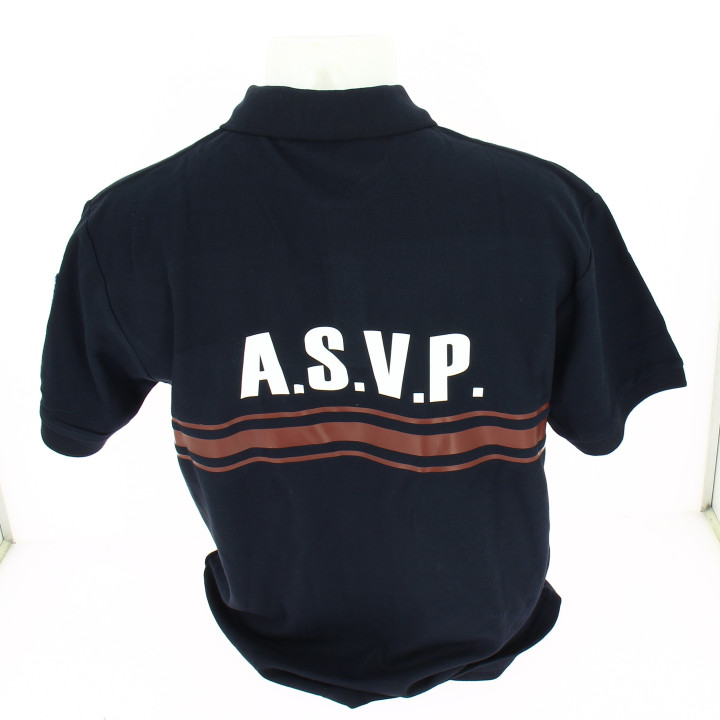 Polo ASVP Double Face Manches Courtes B. Bordeaux - Style et Confort