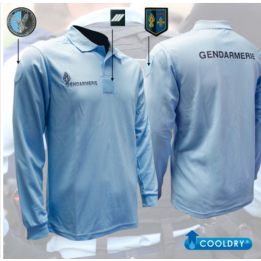 Polo GENDARMERIE COOLDRY M. longues
