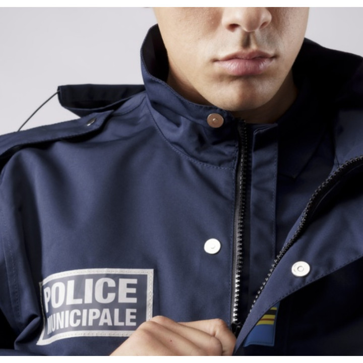 Coupe vent ultra léger avec capuche Police Municipale