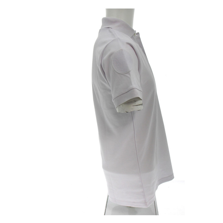 Polo blanc M.C broderie au choix | Ateq uniformes