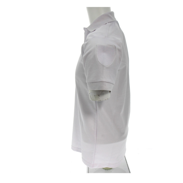Polo blanc M.C broderie au choix | Ateq uniformes