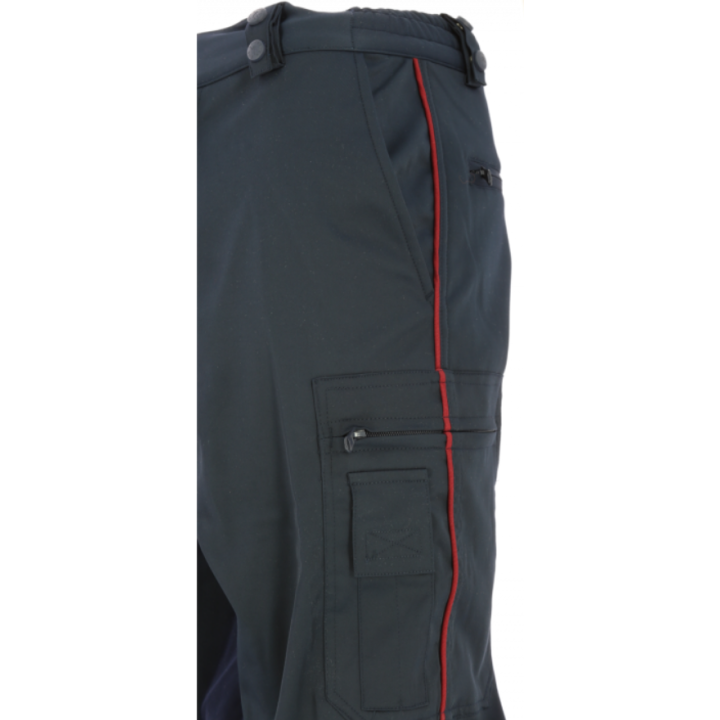 PANTALON DOUBLÉ POLAIRE ASVP LISERÉ BORDEAUX | Confortable et élégant