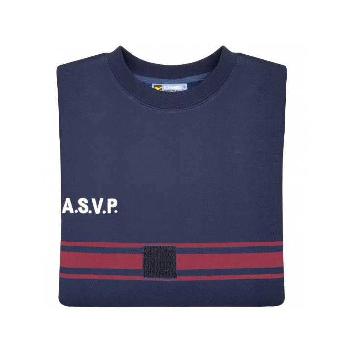 Sweat ASVP Bandes Bordeaux - Confortable et stylé pour tous