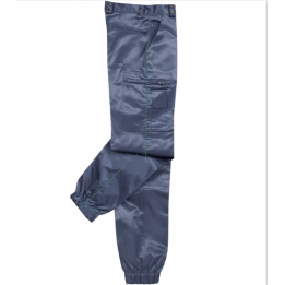 Pantalon satin liseré vert - style et professionnalisme