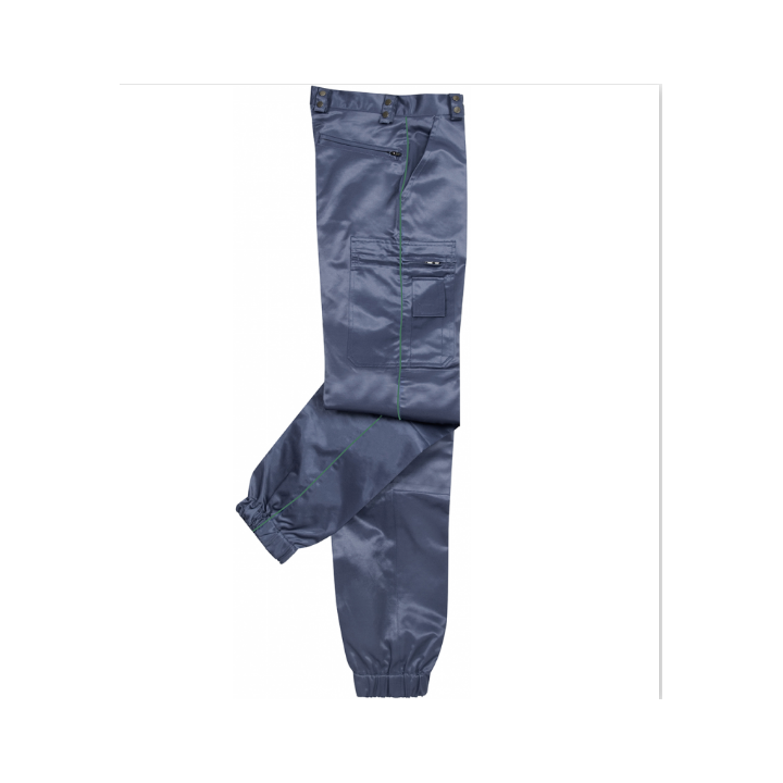 Pantalon satin liseré vert - style et professionnalisme