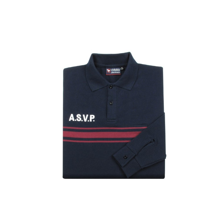 POLO  ASVP double face Manches Longues B.BORDEAUX ATEQ
