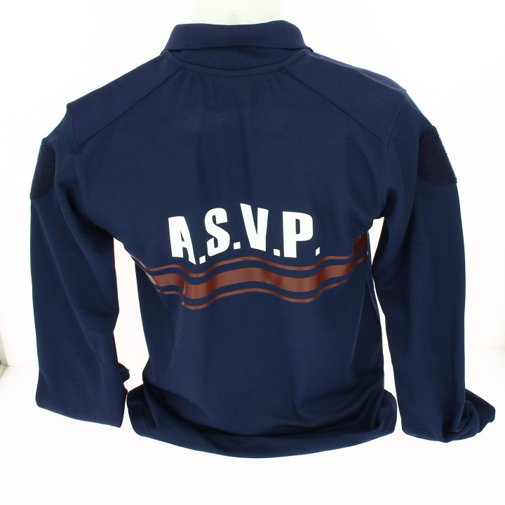 POLO  ASVP double face Manches Longues B.BORDEAUX ATEQ