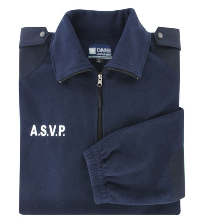 Pull polaire uni ASVP pour la sécurité et le confort - Ateq uniformes