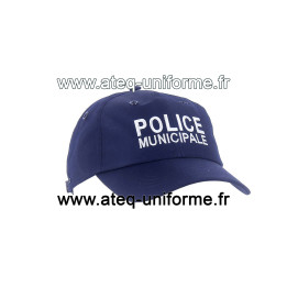 Casquette Baseball Microporeuse Police Municipale