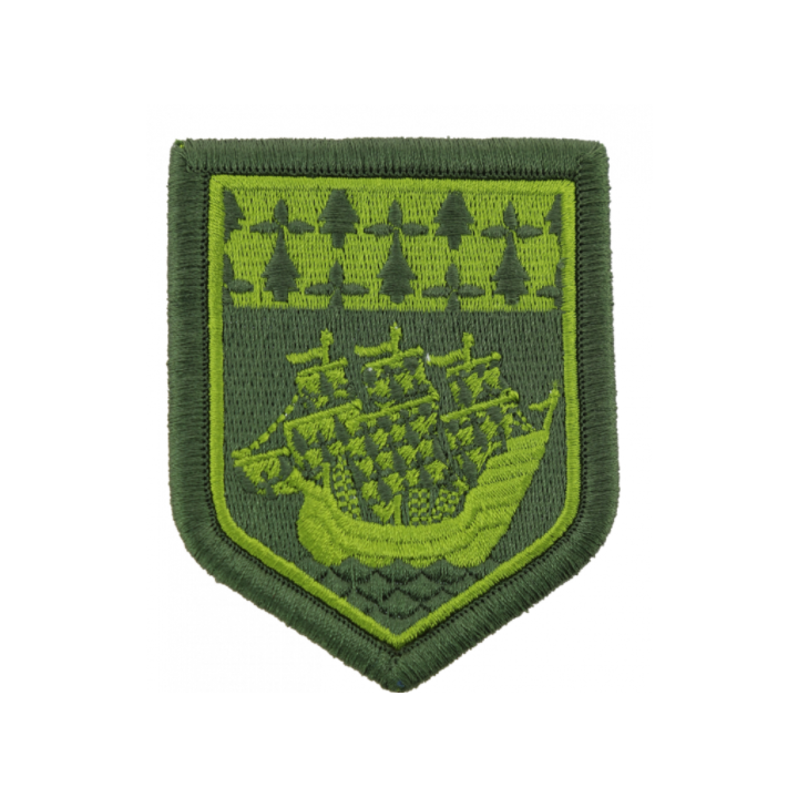 Ecusson Pays de La Loire basse visibilité vert - tenue professionnel