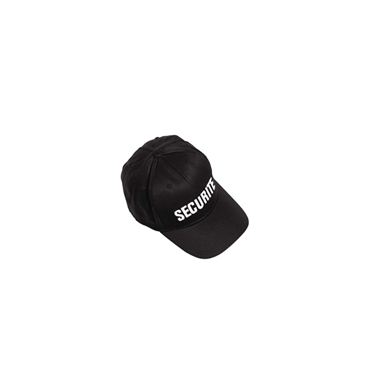 Casquette de sécurité en coton noir | Confortable et résistante