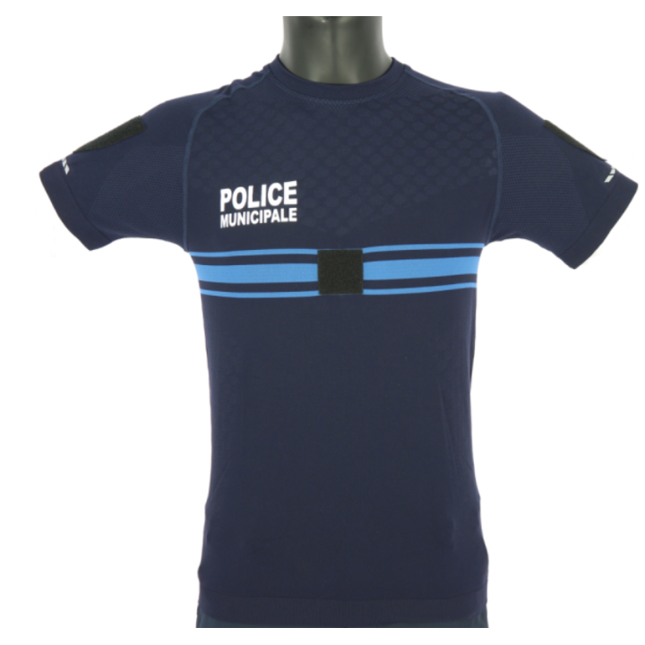 Tee-shirt sans coutures Police Municipale AIRFLOW