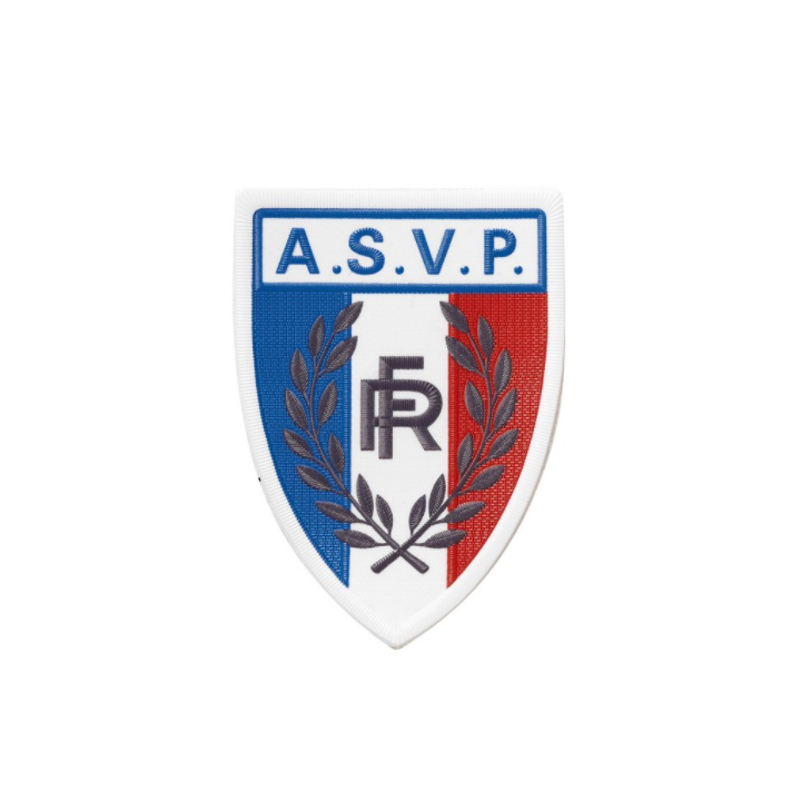 Ecusson plastique ASVP pour parka | Accessoire pratique Ateq Uniformes