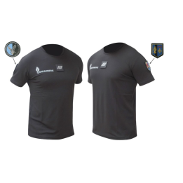 Tee-shirt COOLDRY Gendarmerie noir