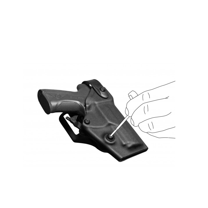 Holster VEGATEK SIG PRO 2022 noir - Conception de qualité supérieure
