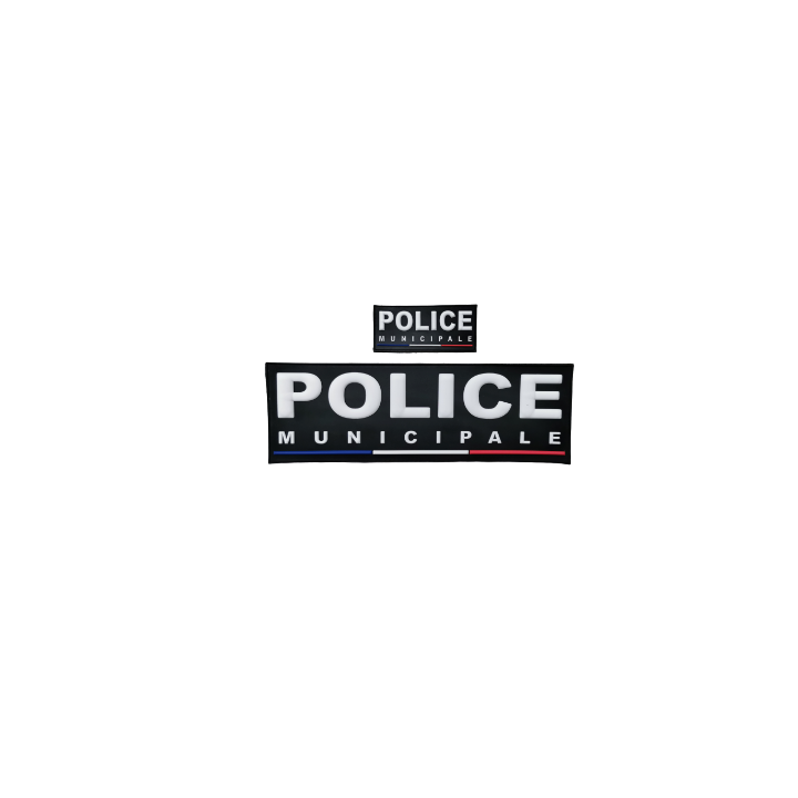 Jeu de bandeaux Police Municipale PVC France : qualité et résistance