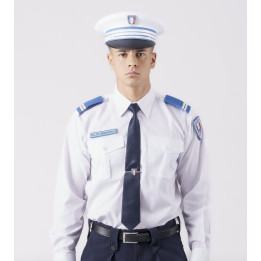 Chemise blanche Police Municipale tenue professionnel.