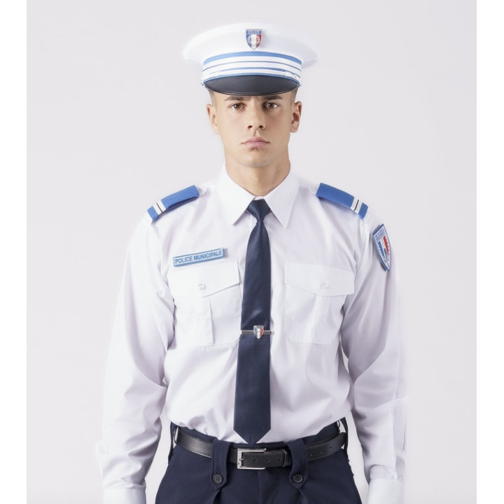 Chemise blanche Police Municipale tenue professionnel.
