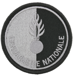 Ecusson Gendarmerie Nationale basse visibilité : identification pro