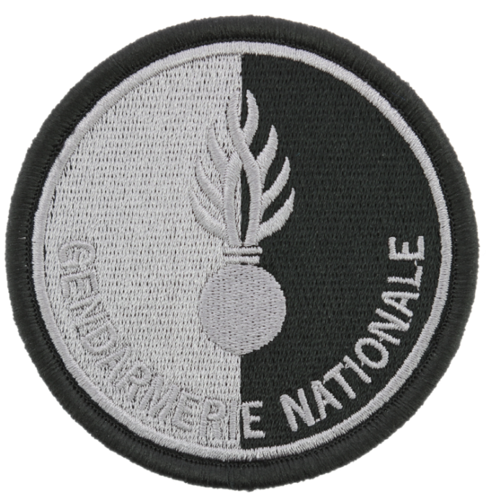 Ecusson Gendarmerie Nationale basse visibilité : identification pro