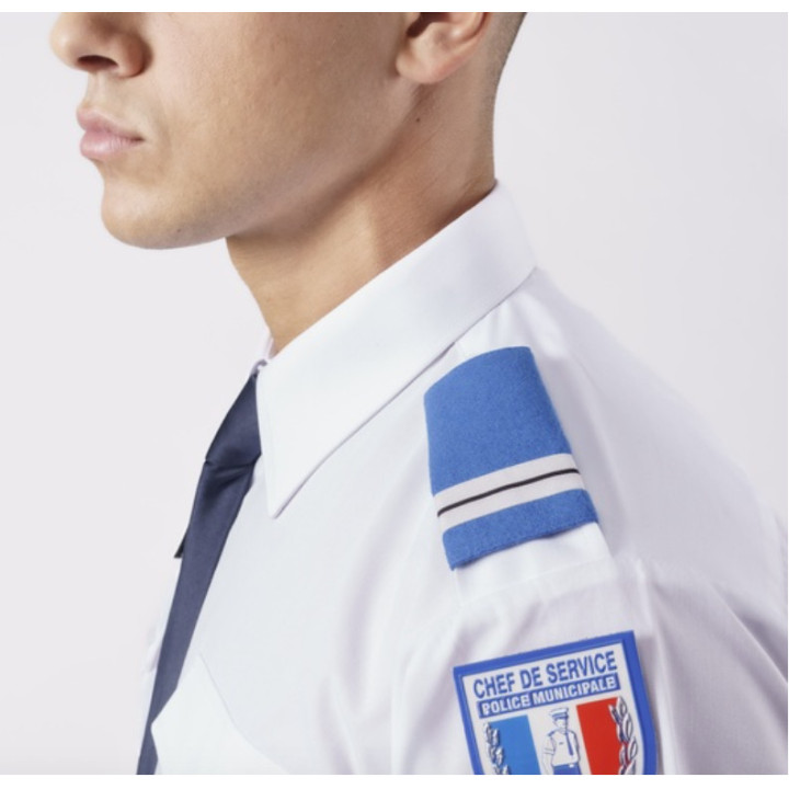 Chemise blanche Police Municipale tenue professionnel.