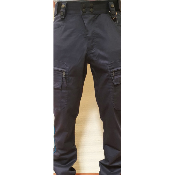 Pantalon doublé polaire marine uni