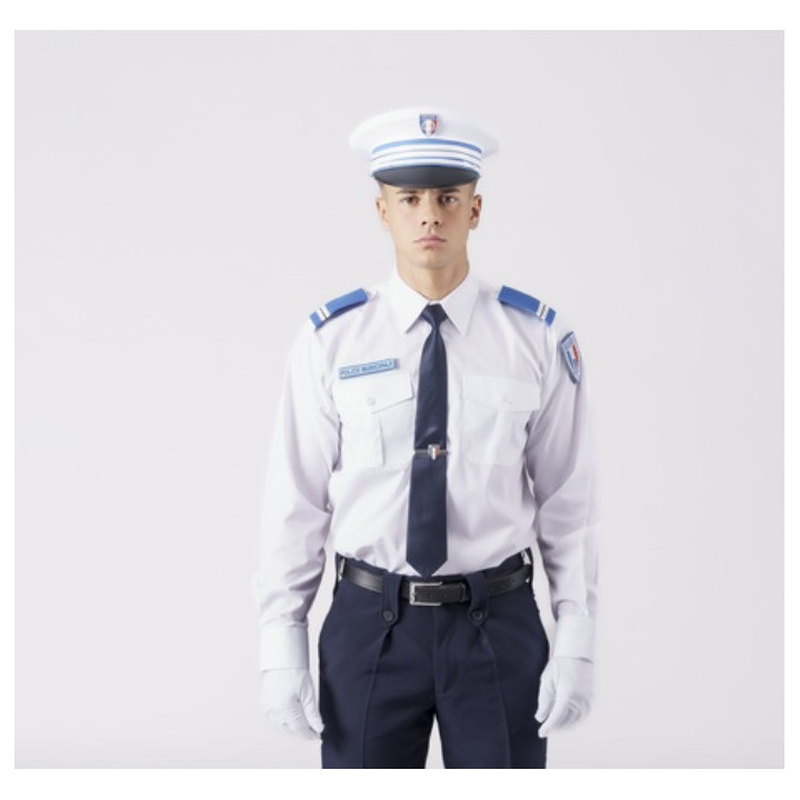 Chemise blanche Police Municipale tenue professionnel.
