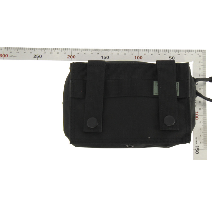 Pochette MOLLE-sac polyvalent avec bande à scratch pour fixation patch