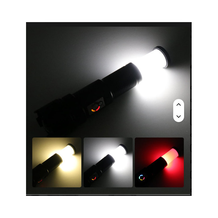 Lampe rondier rechargeable-lumière puissante et autonomie longue durée