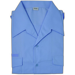 Chemisette plastron bleu ciel