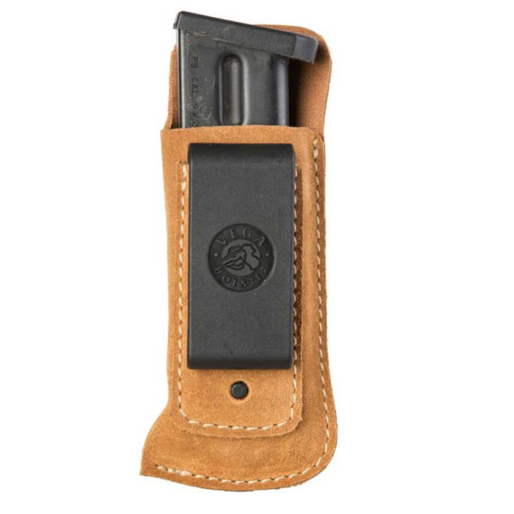 VEGA HOLSTER Porte-Chargeur Simple Inside en Cuir Souple Beige 3P09M