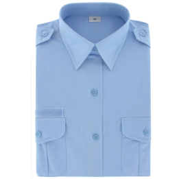 Chemise Manches Longues Bleu CIel